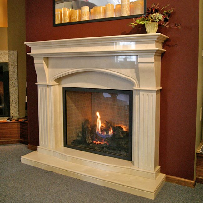 gorgeous fireplace in dubuque ia