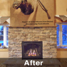 after gas fireplace in platteville wi