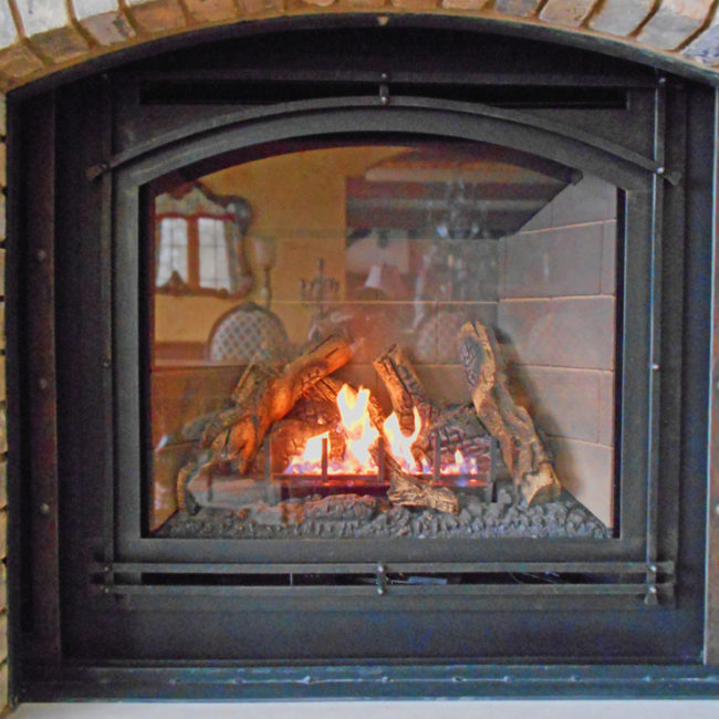 gas fireplace insert install in Dyersville IA