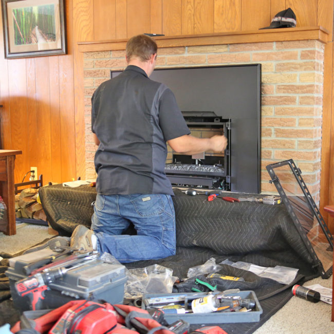 professional fireplace insert install in Platteville WI