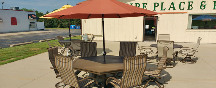 umbrellas and patio chairs for sale