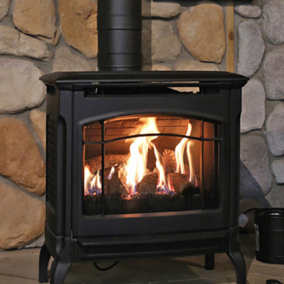 Freestanding Stove Vs Fireplace Insert, Fireplace Log Insert With Heater