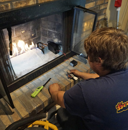 pilot light repair & fireplace service in Dyersville IA