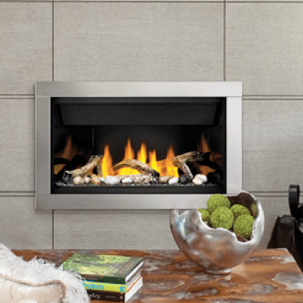 Linear fireplaces