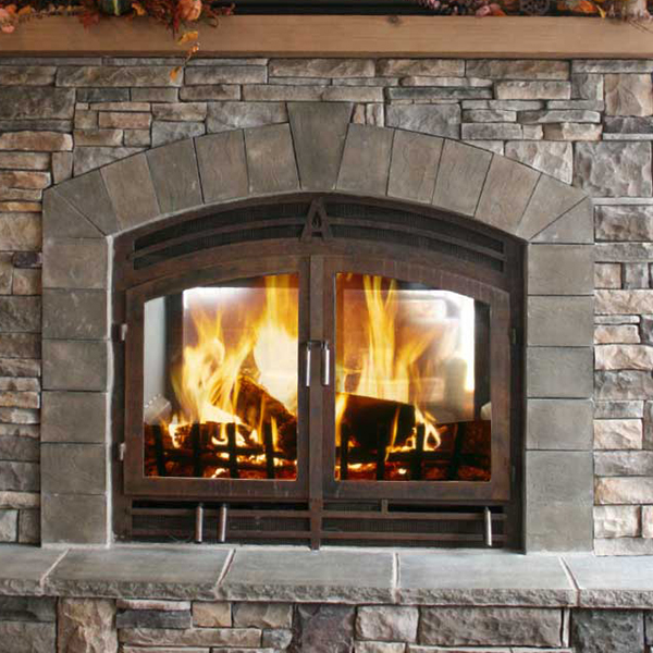Wood burning fireplace in Dubuque, IA 
