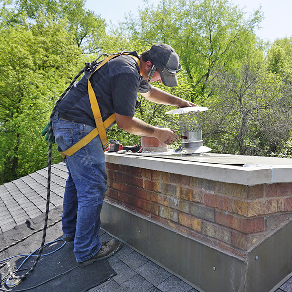 chimney cap and chimney rebuilding in dubuque ia