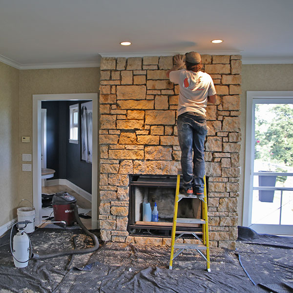 fireplace and hearth renovations and remodel