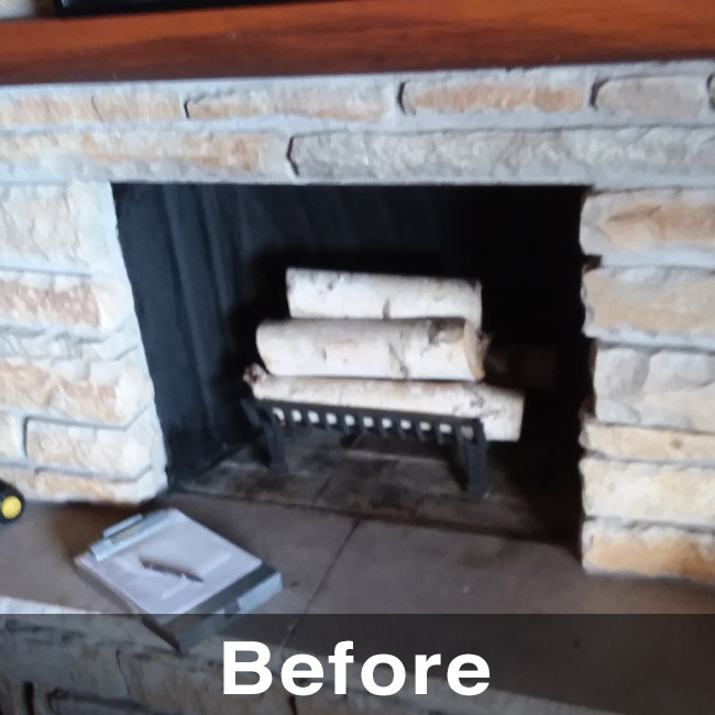 Drafty Old Fireplace Upgrade In Fennimore WI New Gas Fireplace Insert
