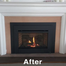 new fireplace install in Dubuque IA