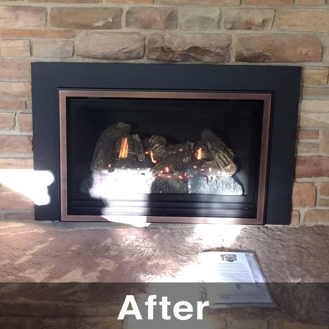 Gas Fireplace Insert Install in Mineral Point WI Kozyheat Fireplace Insert