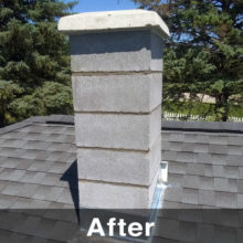 chimney rebuild in Darlington WI