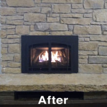 new gas fireplace insert in Highland, WI
