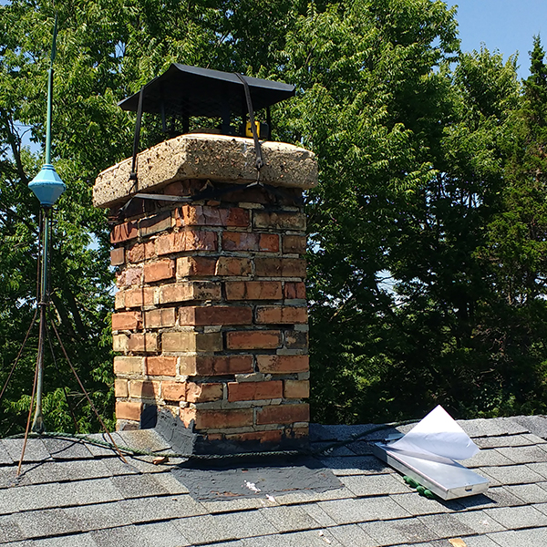 chimney damage, durango ia