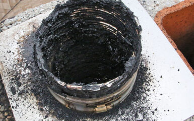 chimney creosote build-up, apple canyon il