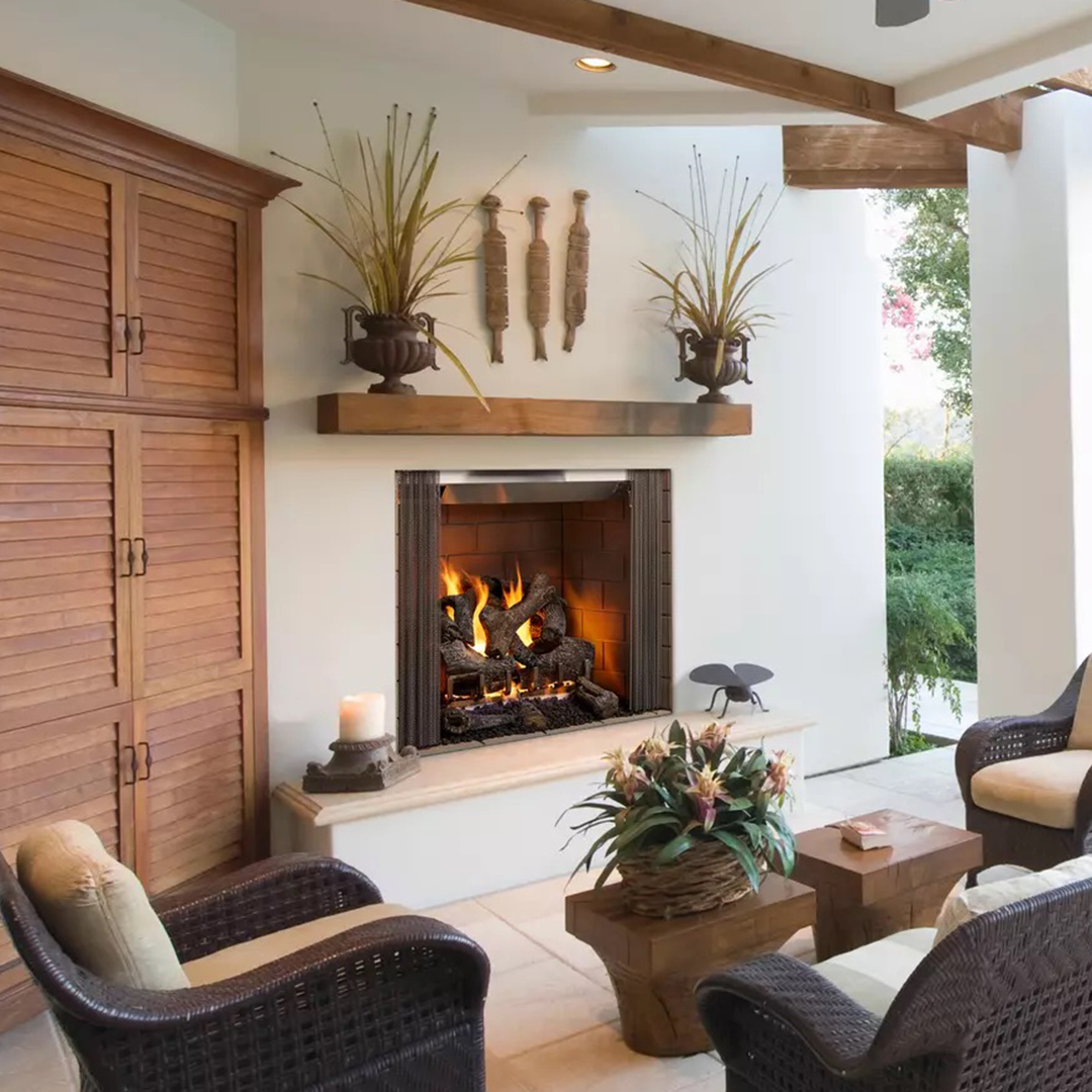 outdoor fireplace in Guttenberg IA