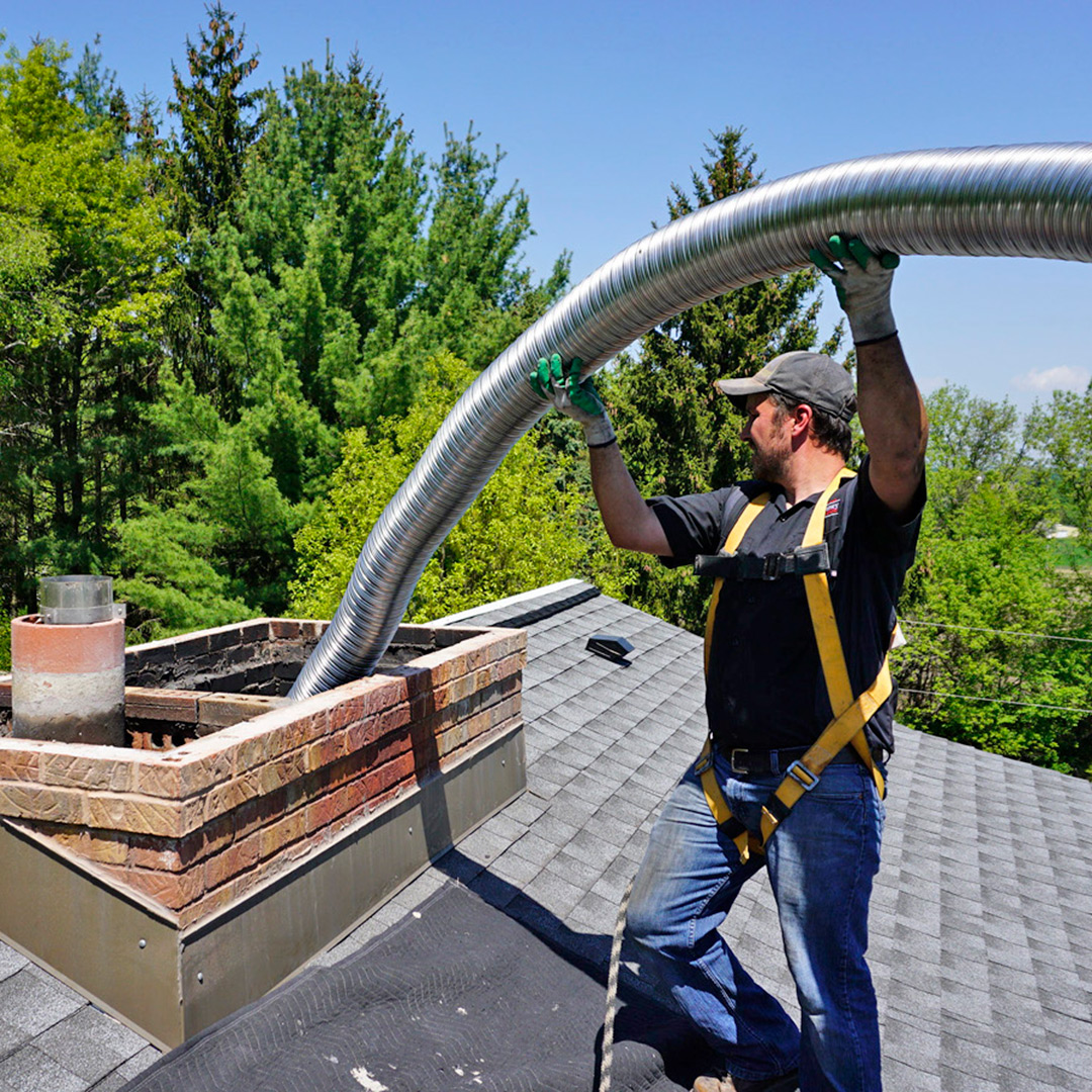 Chimney liner repair in Anamosa, Iowa’s
