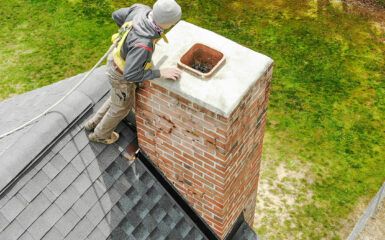 Chimney repair in Asbury, IA