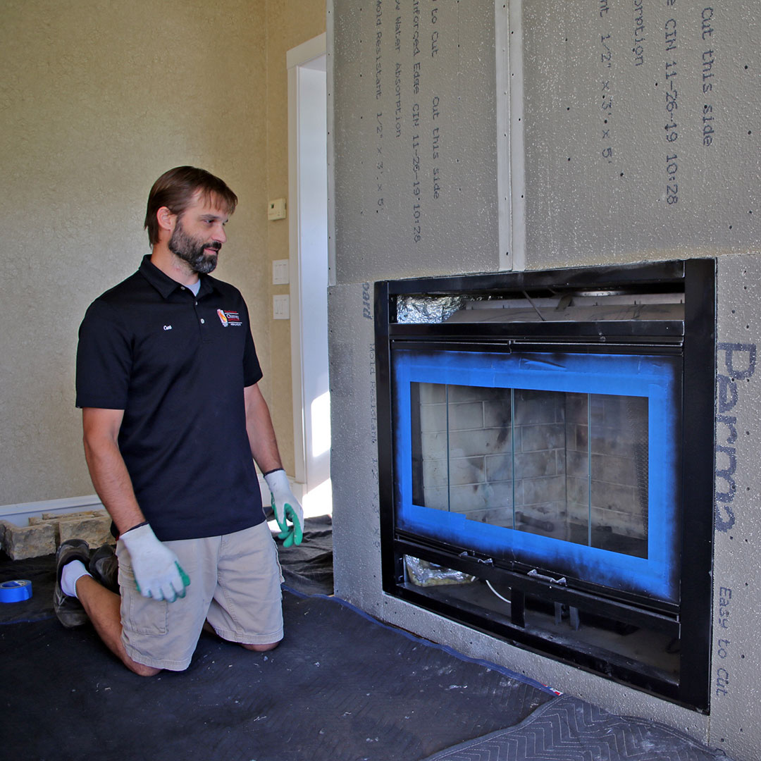 Gas insert installation in Dubuque, IA