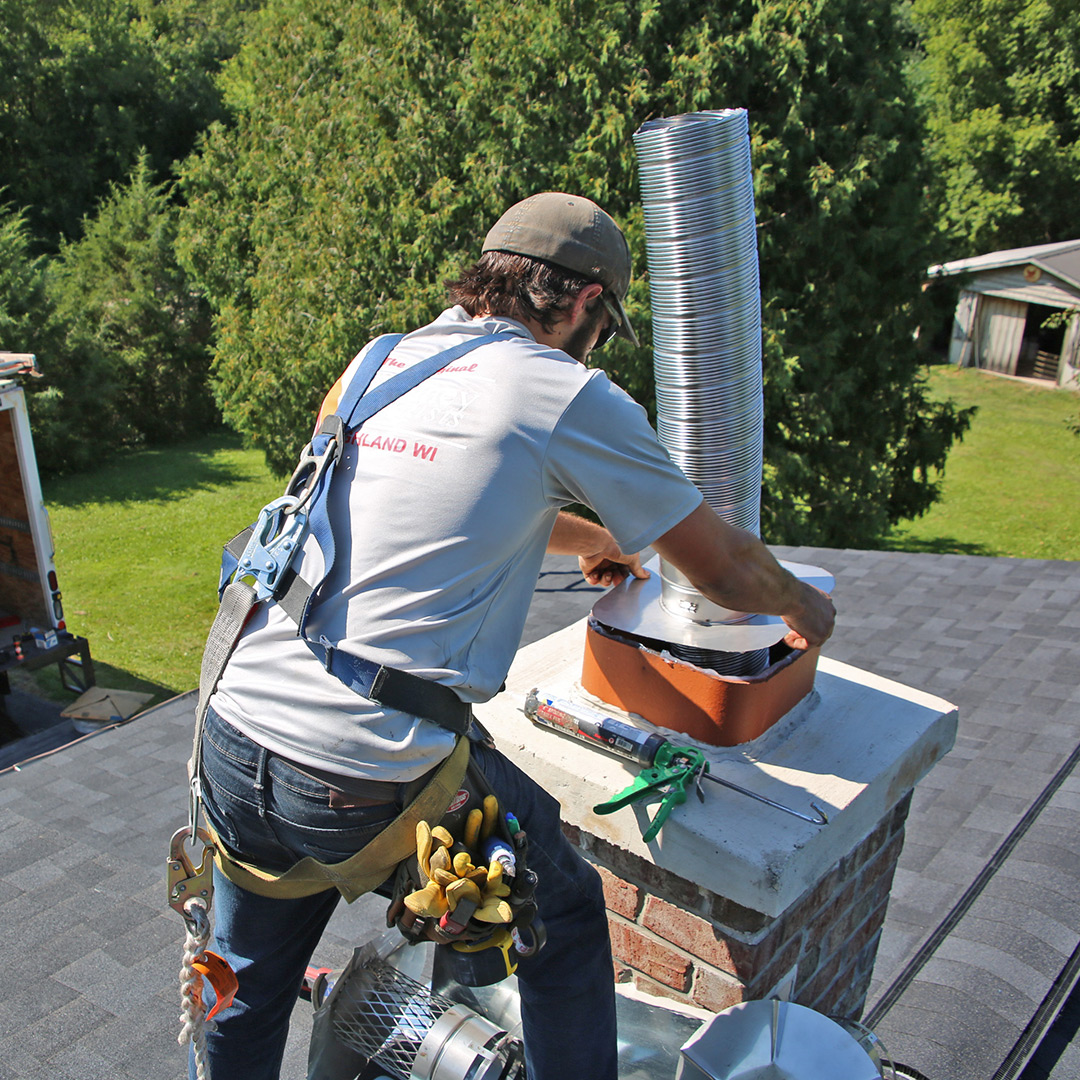 Fireplace Liner installation and repairs in Dubuque Iowa and surrounding communities