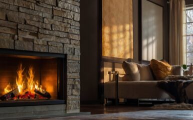 fireplace installation in Independence, IA